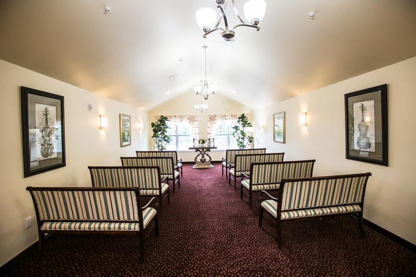 The chapel at Providence Meadows