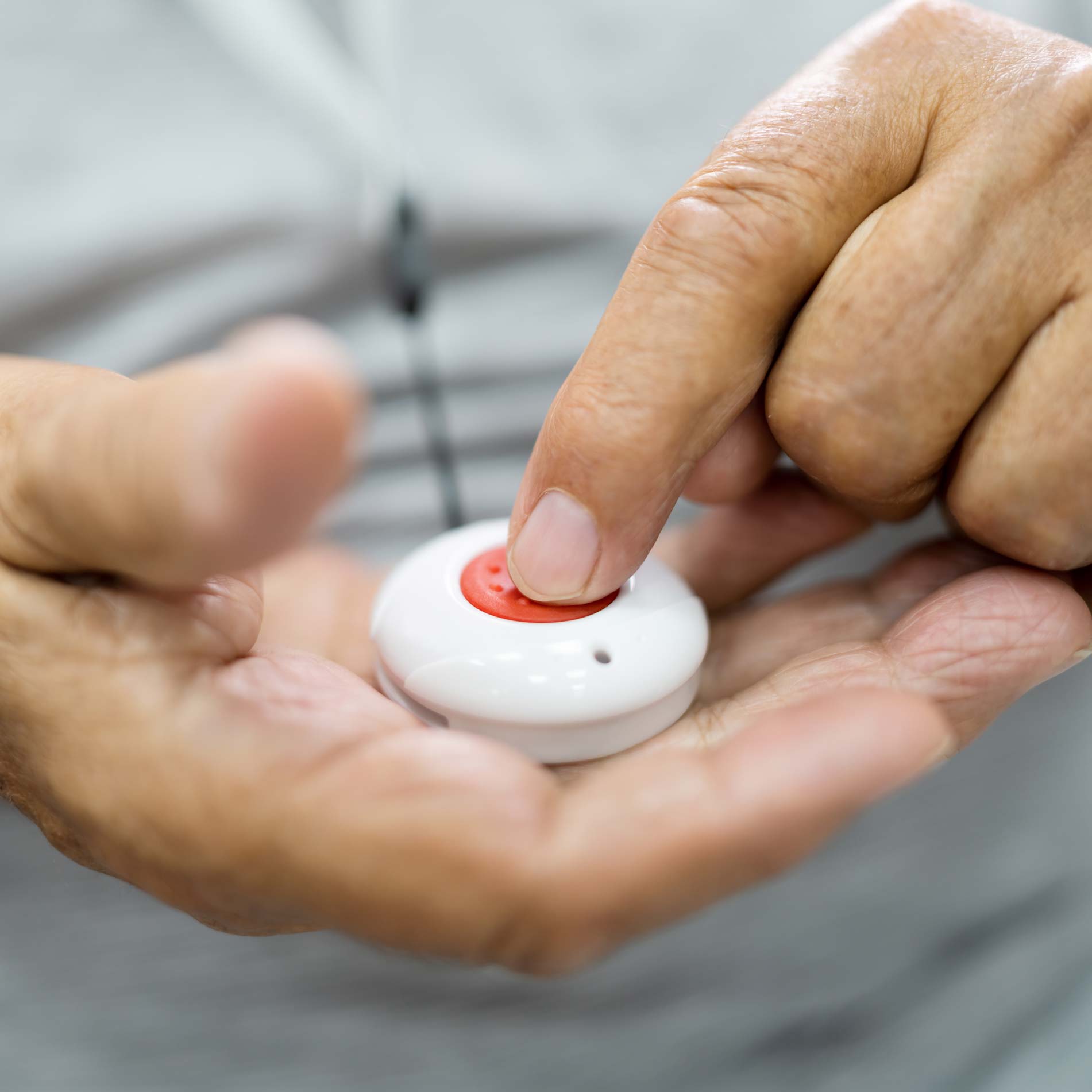 An emergency call button available to Providence Meadows residents